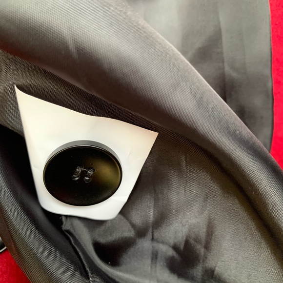 Springrain Men's Notched Lapel Single Breasted Long Pea Coat Trench Coat XL - Picture 9 of 12